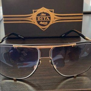 Glasses are part of a woman